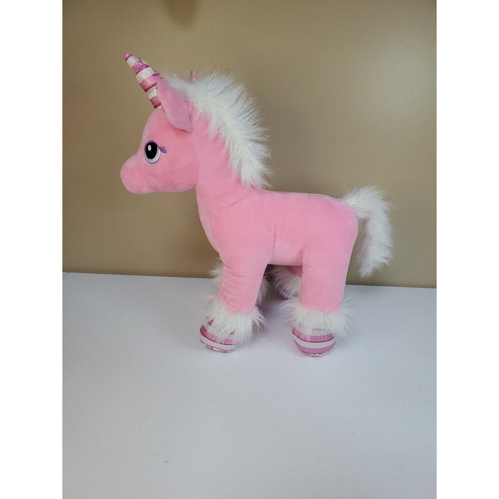 Build A Bear Sparkles Unicorn Pink & White Plush Stuffed Toy Animal 16" Retired